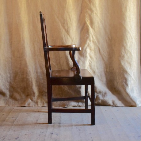 Late 18thC Oak Elbow Chair