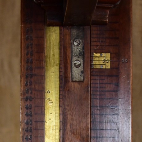 19thC Mahogany Measuring Stand.
