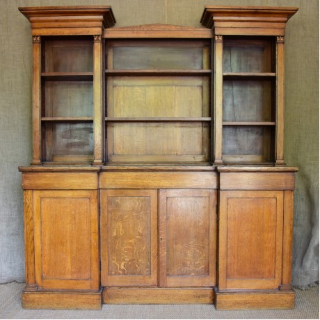 19th Oak Bookcase