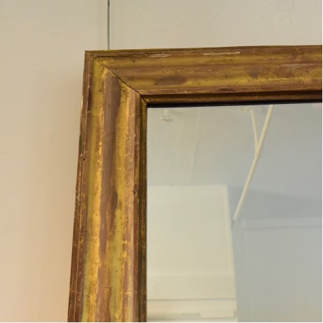 Large Gilt Overmantle Mirror