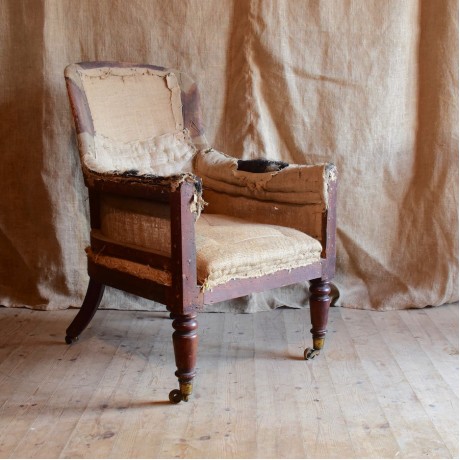 Simulated Rosewood Armchair