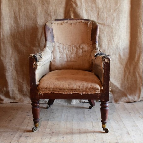 Simulated Rosewood Armchair