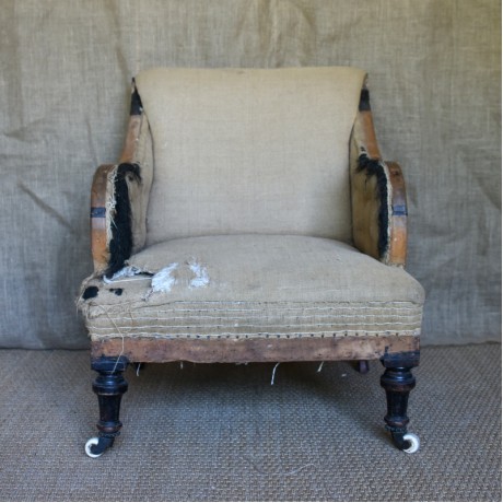 19thC Upholstered Chair