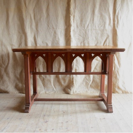 Oak Gothic Table
