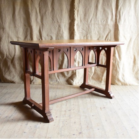 Oak Gothic Table