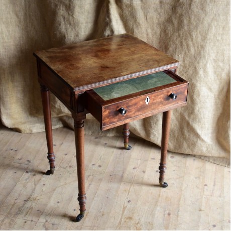 Mid 19thC Lamp/Writing Table