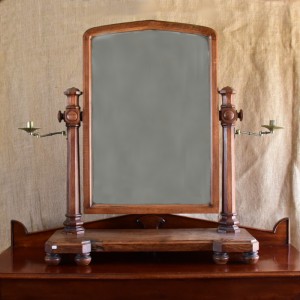 Large Oak Swing Mirror