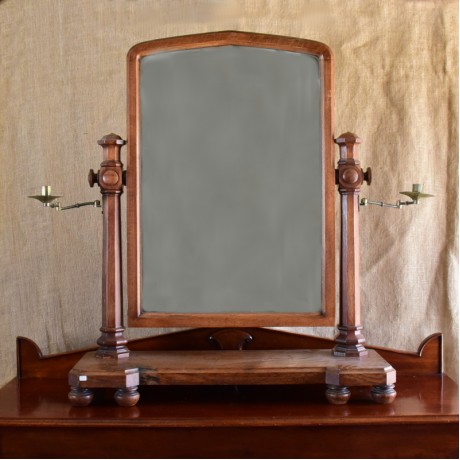 Large Oak Swing Mirror